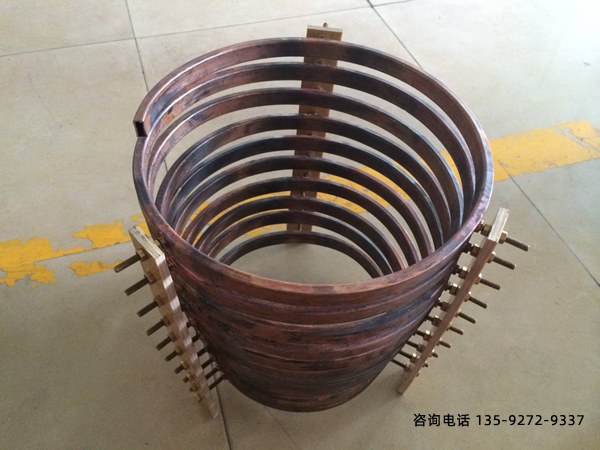 高频加热机麻豆中文字幕加热线圈的内部结构